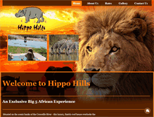 Tablet Screenshot of hippohills.co.za